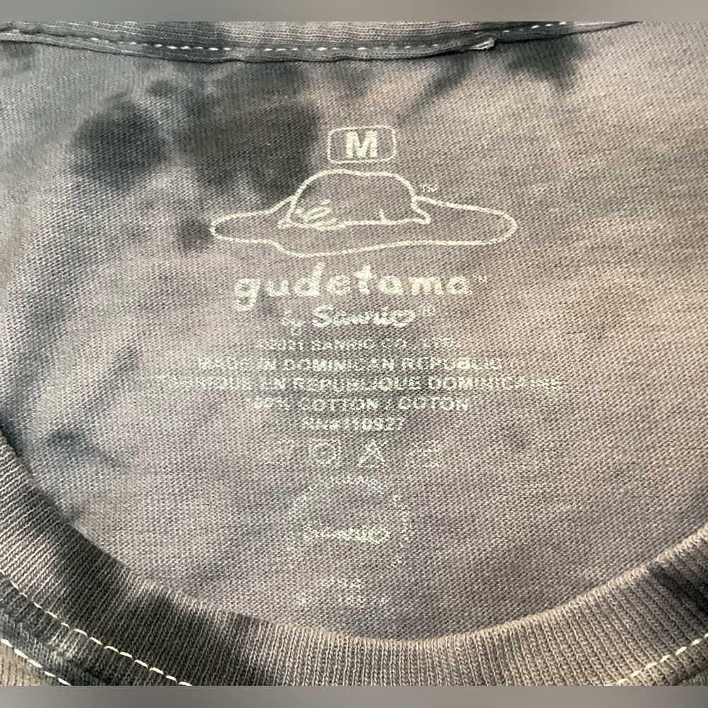 Tie Dye Gudetama Lazy Egg Tee Shirt M Men - Picture 9 of 9
